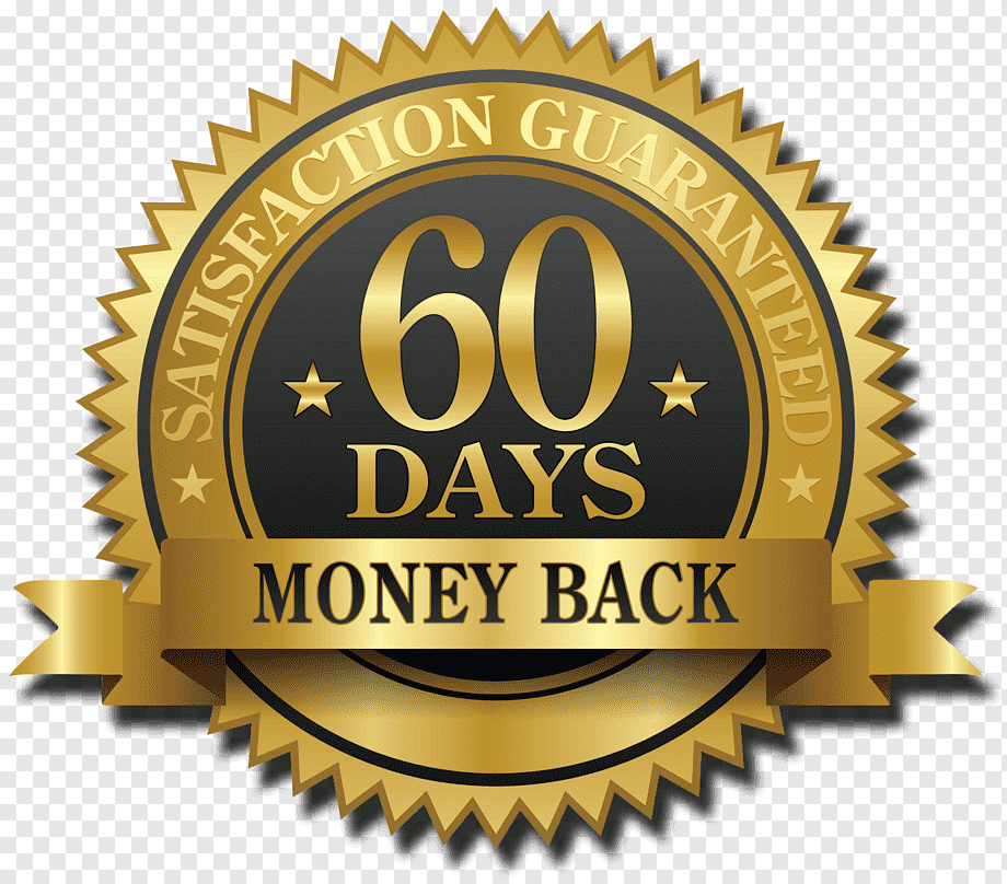 60 day money back guarantee