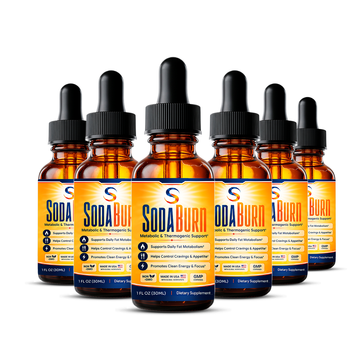 SodaBurn 6 bottles