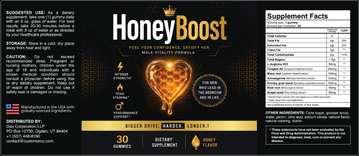HoneyBoost bottles